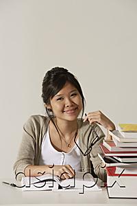 AsiaPix - young woman studying