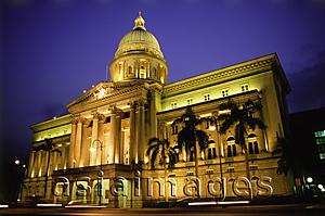 Asia Images Group - Singapore, Supreme Court Building by night