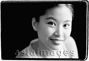 Asia Images Group - Young woman smiling, portrait