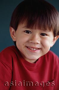 Asia Images Group - Young boy looking at camera and smiling