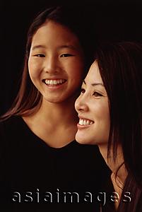 Asia Images Group - Mother and daughter, smiling, portrait