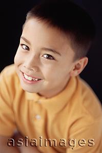 Asia Images Group - Boy smiling, portrait
