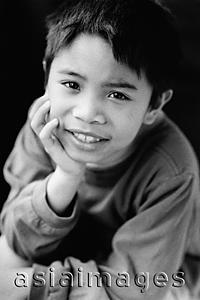 Asia Images Group - Young boy, portrait