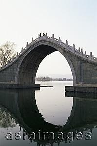 Asia Images Group - China,Beijing,Summer Palace,Arched Bridge on Kunming Lake