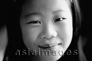 Asia Images Group - Portrait of young girl, smiling