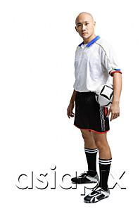 AsiaPix - Young man wearing soccer uniform